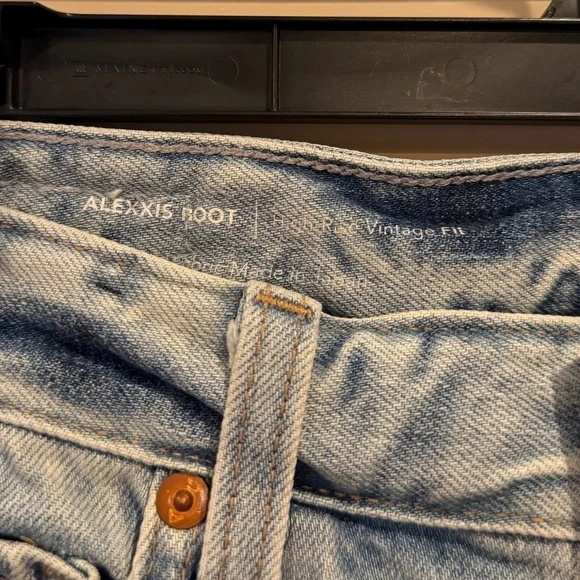 AG Alexxis High Waist Raw Hem Bootcut Jeans - Picture 9 of 11